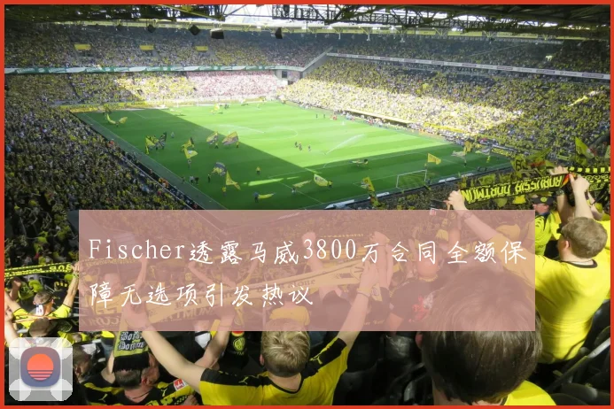 Fischer透露马威3800万合同全额保障无选项引发热议